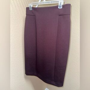 Ann Taylor Purple Pencil Skirt